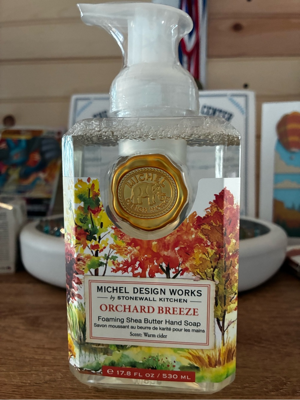 Orchard Breeze Foaming Shea Butter Hand Soap - Orchard Breeze Clear Bottle)